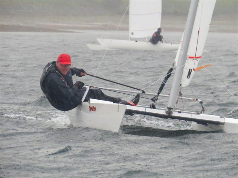 Steve Sawford finishes 3rd in the Sprint 15 Inlands at Rutland photo copyright Steve Pell taken at Rutland Sailing Club and featuring the Dart 15 class