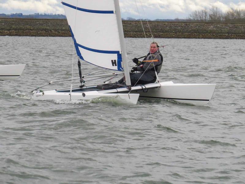 Dart 15 Winter TT at Draycote photo copyright Steve Pell taken at Draycote Water Sailing Club and featuring the Dart 15 class