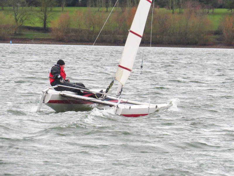 Dart 15 Winter TT at Draycote photo copyright Steve Pell taken at Draycote Water Sailing Club and featuring the Dart 15 class