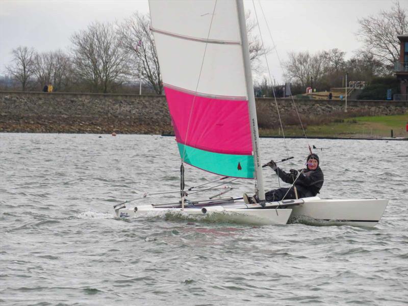 Dart 15 Winter TT at Draycote photo copyright Steve Pell taken at Draycote Water Sailing Club and featuring the Dart 15 class