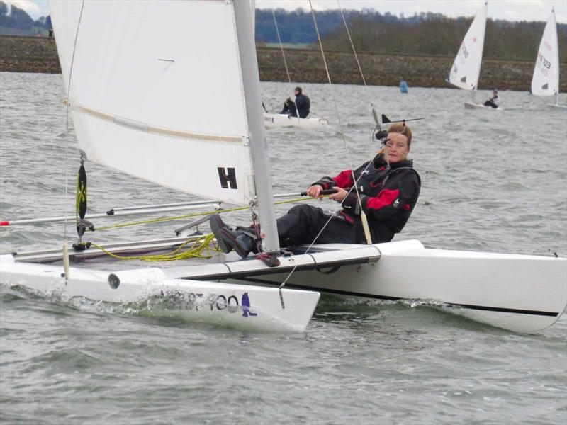 Dart 15 Winter TT at Draycote photo copyright Steve Pell taken at Draycote Water Sailing Club and featuring the Dart 15 class