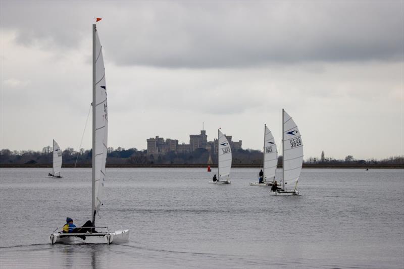 Dart 15 Winter TT at Datchet - photo © Dave Clarke