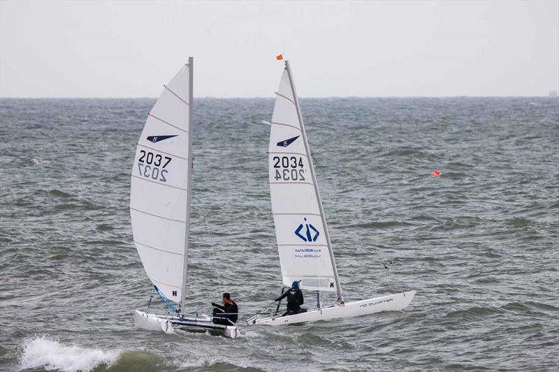 Dart 15 Sport Nationals at Shanklin photo copyright Dave Clarke taken at Shanklin Sailing Club and featuring the Dart 15 Sport class