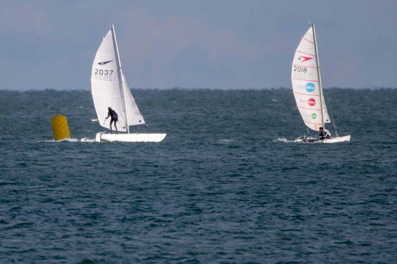 Dart 15 Sport Nationals at Shanklin photo copyright Dave Clarke taken at Shanklin Sailing Club and featuring the Dart 15 Sport class