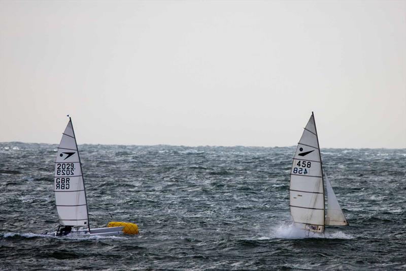 Dart 15 Sport Nationals at Shanklin photo copyright Dave Clarke taken at Shanklin Sailing Club and featuring the Dart 15 Sport class