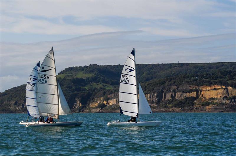 Dart 15 Sport Nationals at Shanklin photo copyright Sophie Pike taken at Shanklin Sailing Club and featuring the Dart 15 Sport class