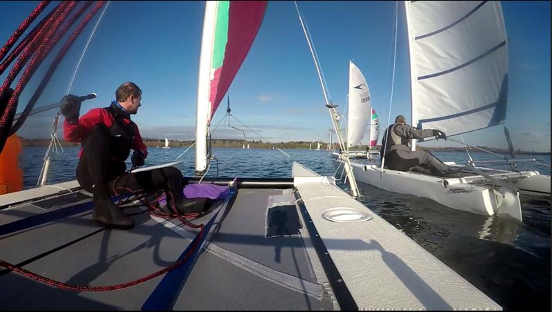 Dart 15 Winter TT at Draycote Water photo copyright Steven Prince taken at Draycote Water Sailing Club and featuring the Dart 15 class