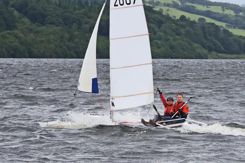 Bala Multihull Open 2025 photo copyright John Hunter taken at Bala Sailing Club and featuring the Dart 15 class