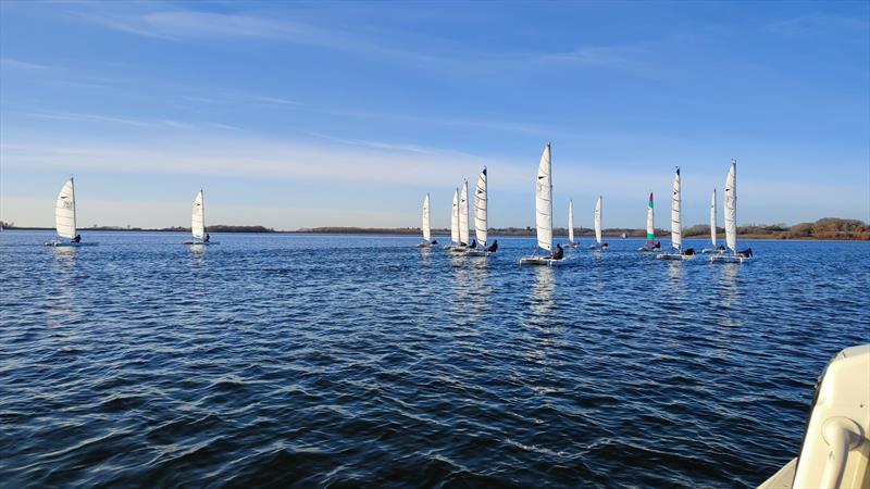 Dart 15 Winter TT at Draycote Water - photo © Tim Case and Dave Russell