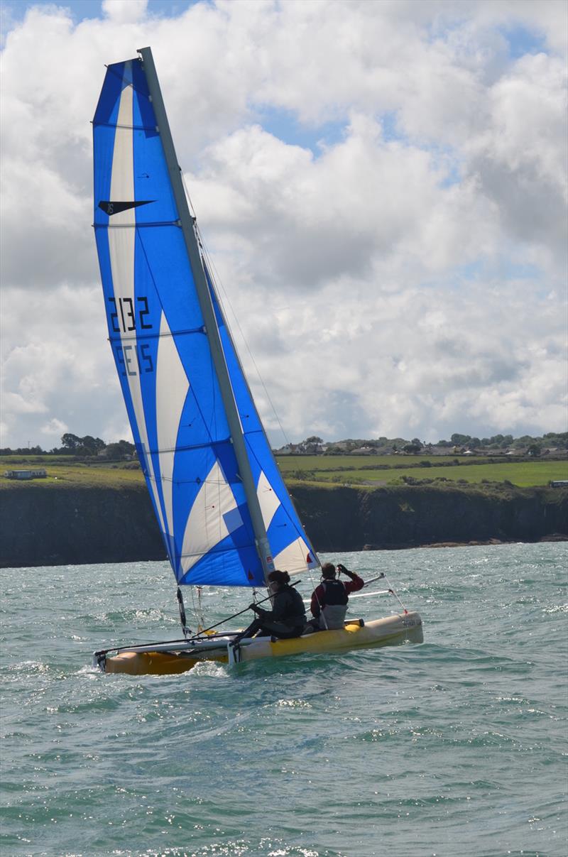 Tresaith Mariners 30th Anniversary Regatta photo copyright Gilly Llewelyn / www.gillyimages.co.uk taken at Tresaith Mariners Sailing Club and featuring the Dart 16 class