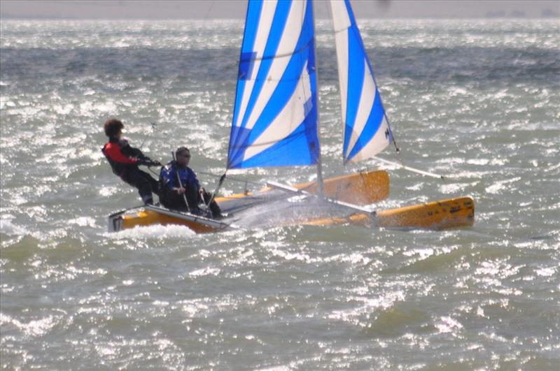 16 nationals at Thames Estuary photo copyright Sarah McNally taken at Thames Estuary Yacht Club and featuring the Dart 16 class