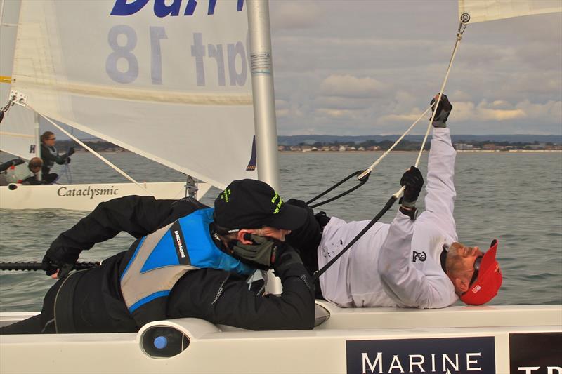 Dave & Louise Roberts win the Dart 18 TT at Bognor photo copyright Mike Betteridge taken at Bognor Regis Yacht Club and featuring the Dart 18 class