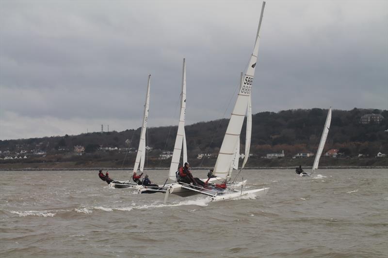 The 2018 Dart 18 TT season begins at Dee Sailing Club photo copyright Sarka Ngassa taken at Dee Sailing Club and featuring the Dart 18 class