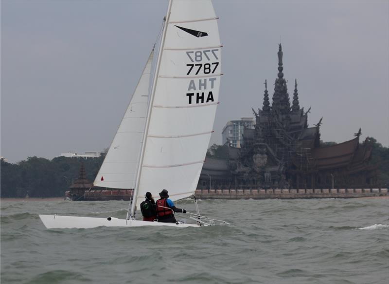 Dart 18 sailing in Pattaya, Thailand photo copyright Ben Montgomery taken at Royal Varuna Yacht Club and featuring the Dart 18 class