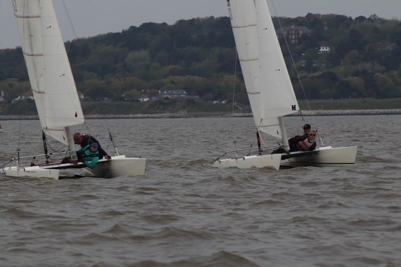 Dart 18 GP Round 1 at Dee photo copyright Sarka Ngassa taken at Dee Sailing Club and featuring the Dart 18 class