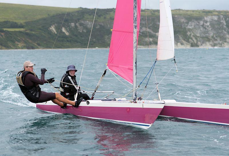 Kemp Sails Swanage Regatta 2021 photo copyright Mike Mcvey taken at Swanage Sailing Club and featuring the Dart 18 class