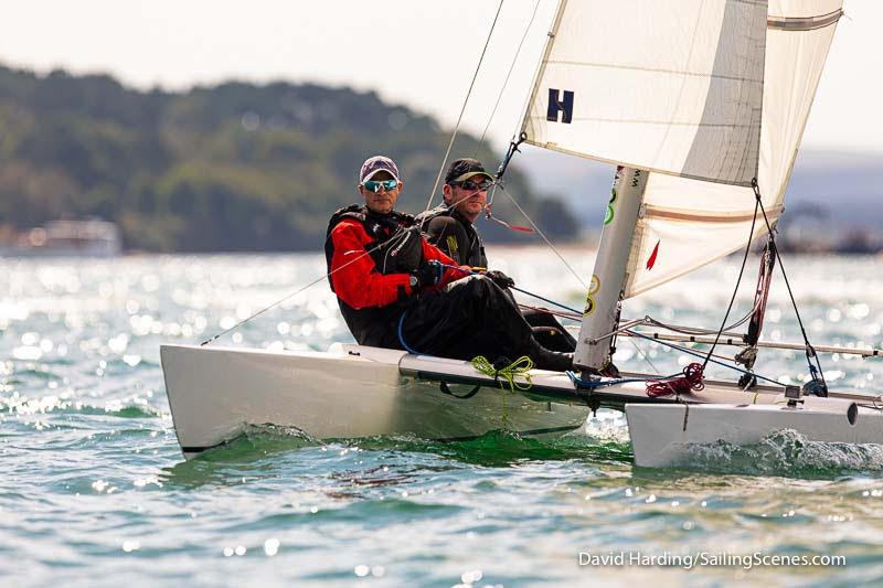 Day 3 of Bournemouth Digital Poole Week photo copyright David Harding / www.sailingscenes.com taken at Parkstone Yacht Club and featuring the Dart 18 class