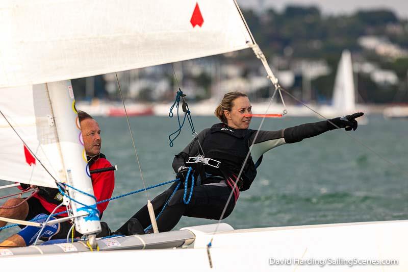 Bournemouth Digital Poole Week 2022 day 5 photo copyright David Harding / www.sailingscenes.com taken at Parkstone Yacht Club and featuring the Dart 18 class