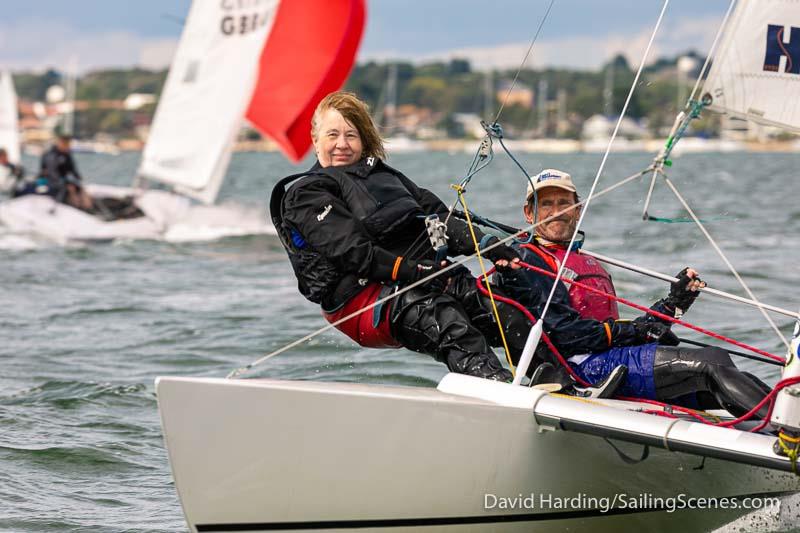 Bournemouth Digital Poole Week 2023 Day 6 photo copyright David Harding / www.sailingscenes.com taken at Parkstone Yacht Club and featuring the Dart 18 class