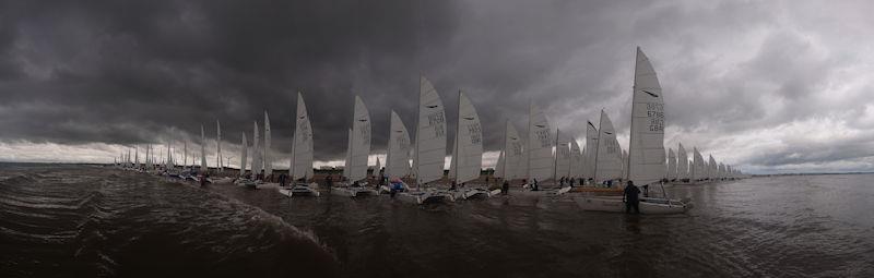 Yorkshire skies during the Noble Marine Insurance Dart 18 Nationals and Worlds at Bridlington photo copyright Michiel Fehr taken at Royal Yorkshire Yacht Club and featuring the Dart 18 class