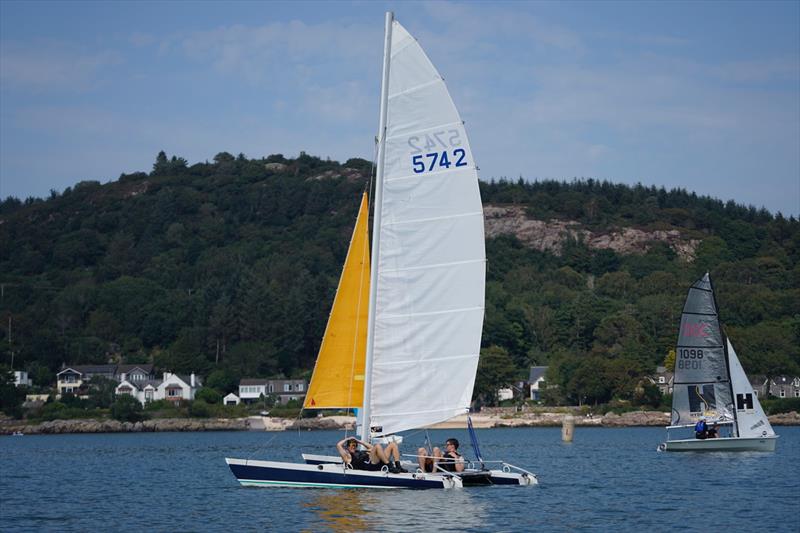 Posers of the week, Alex Noble and Huw Williams - Kippford Week at Solway - photo © Finlay Train
