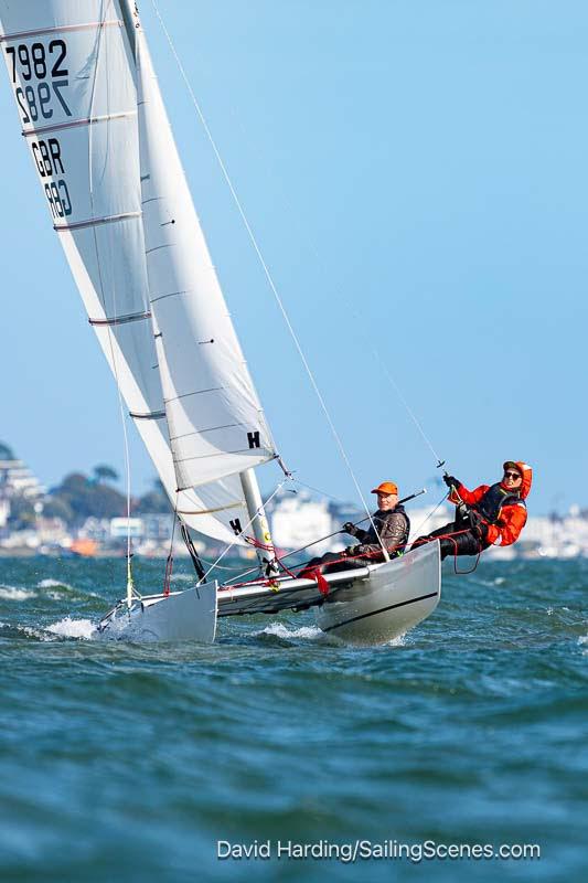 Poole Week 2025 Day 3 photo copyright David Harding / www.sailingscenes.com taken at Parkstone Yacht Club and featuring the Dart 18 class