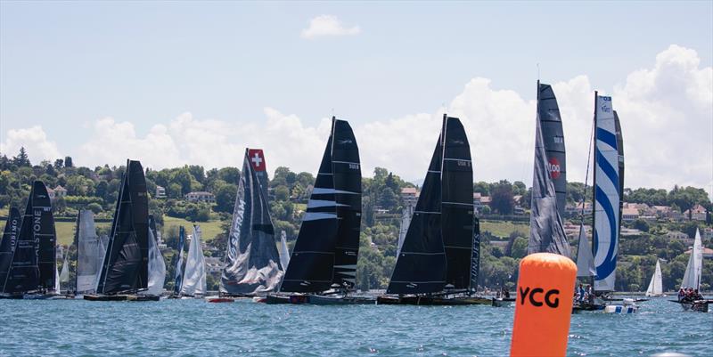 Team Phaedo finish 4th in the Genève-Rolle-Genève Race photo copyright Rachel Fallon-langdon / Team Phaedo taken at Yacht Club de Genève and featuring the Decision 35 class