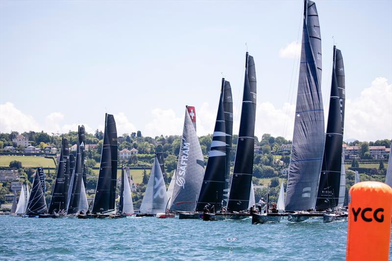 Team Phaedo finish 4th in the Genève-Rolle-Genève Race photo copyright Rachel Fallon-langdon / Team Phaedo taken at Yacht Club de Genève and featuring the Decision 35 class