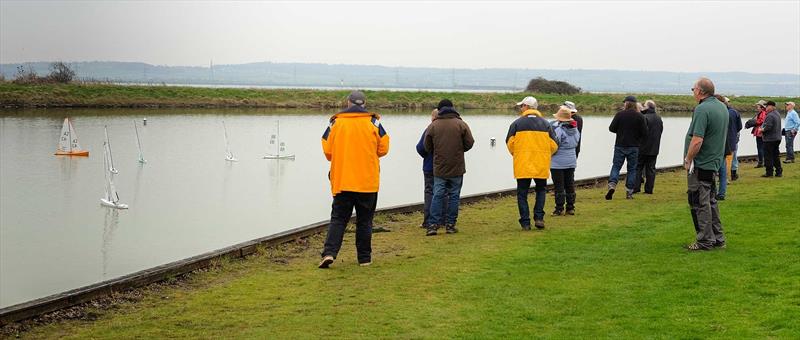 Dragon Flight 95 Travellers at Coalhouse Fort photo copyright Dave Sellens taken at Coalhouse Fort Radio Yacht Club and featuring the DF95 class