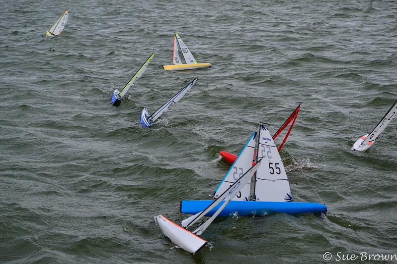 DF95 Nationals 2021 at Fleetwood photo copyright Sue Brown taken at Fleetwood Model Yacht Club and featuring the DF95 class