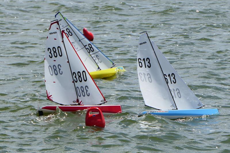 DF95 Summer Series event 1 at Barton's Point Country Park photo copyright Alan Hounsell taken at East Kent Radio Sailing Club and featuring the DF95 class