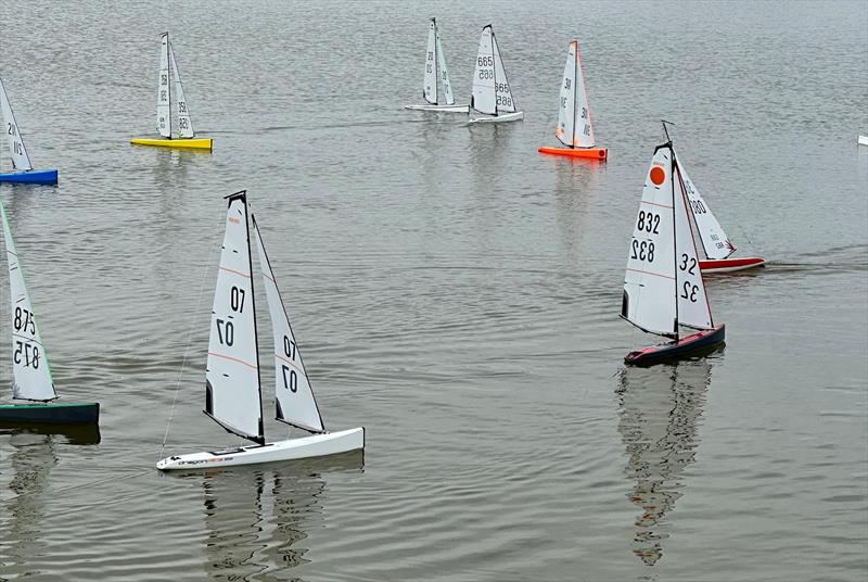 DF95 Spring Series at East Kent RSC - a pre-start during Event 4  photo copyright Mike Brand taken at East Kent Radio Sailing Club and featuring the DF95 class