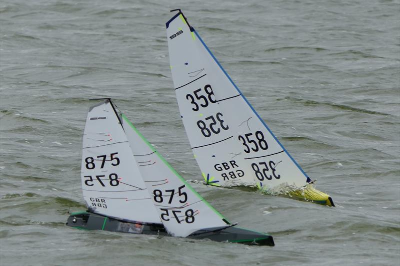 DF95 Summer Series event 5 at Barton's Point photo copyright Alan Hounsell taken at East Kent Radio Sailing Club and featuring the DF95 class