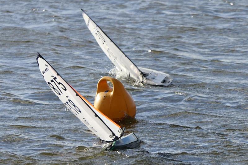 DF95 Summer Series event 6 at Barton's Point photo copyright Alan Hounsell taken at East Kent Radio Sailing Club and featuring the DF95 class
