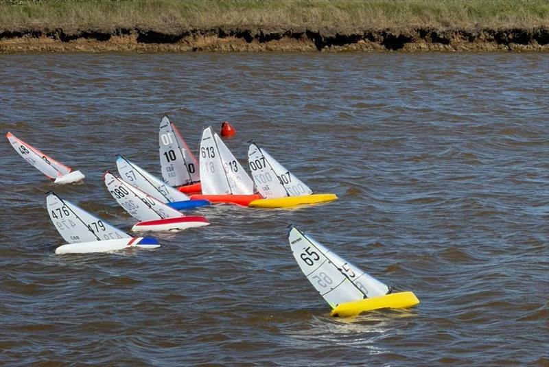 DF95 Spring Series at Barton's Point week 5 photo copyright Mike Brand taken at East Kent Radio Sailing Club and featuring the DF95 class