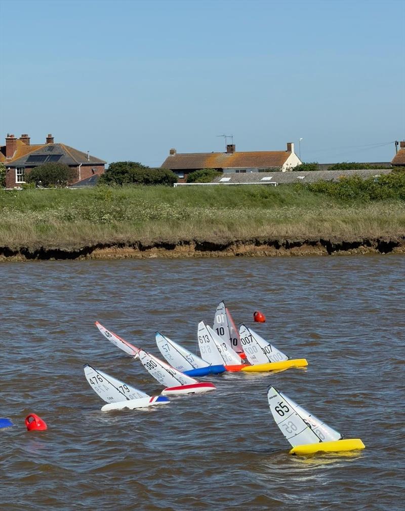 DF95 Spring Series at Barton's Point week 5 photo copyright Mike Brand taken at East Kent Radio Sailing Club and featuring the DF95 class