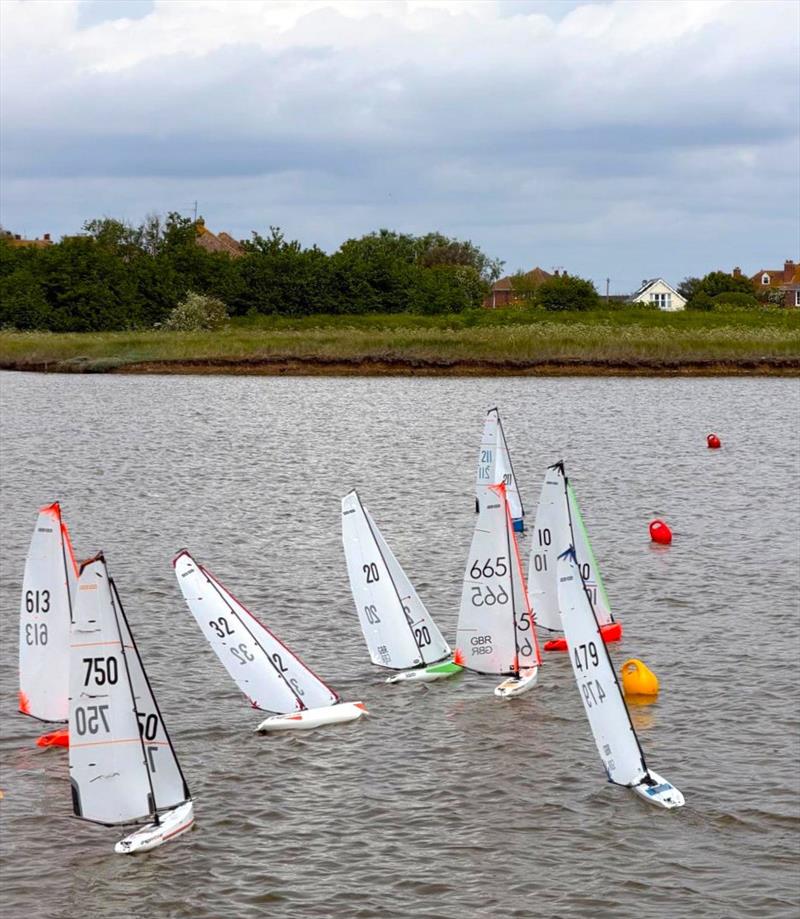 DF95 Spring Series at Barton's Point week 6 photo copyright Mike Brand taken at East Kent Radio Sailing Club and featuring the DF95 class