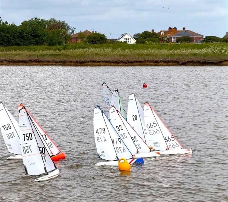 DF95 Spring Series at Barton's Point week 6 photo copyright Mike Brand taken at East Kent Radio Sailing Club and featuring the DF95 class