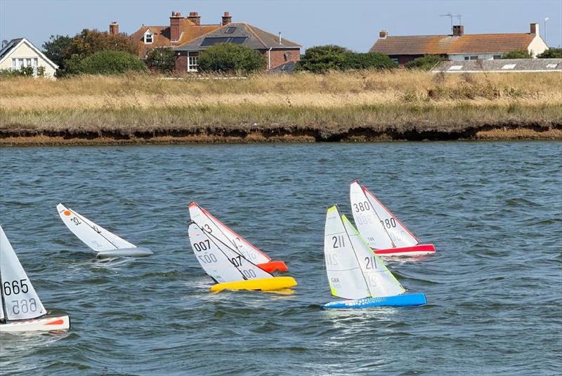 DF95 Summer Series at Barton's Point week 2 photo copyright Mike Brand taken at East Kent Radio Sailing Club and featuring the DF95 class