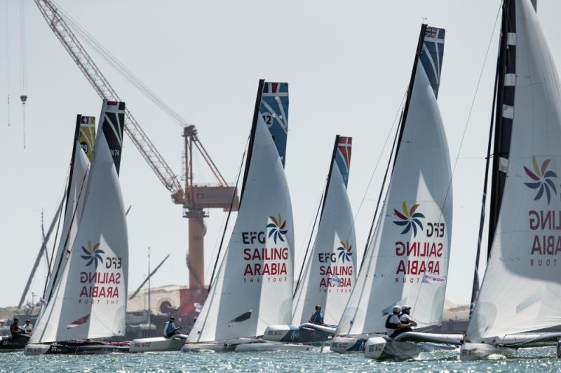 EFG Sailing Arabia The Tour on February 8th, 2018 in Duqm, Oman - photo © Lloyd Images