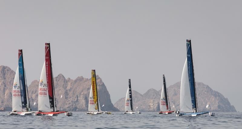 EFG Sailing Arabia The Tour on February 16th, in the city of Muscat, Oman photo copyright Lloyd Images taken at Oman Sail and featuring the Diam 24OD class