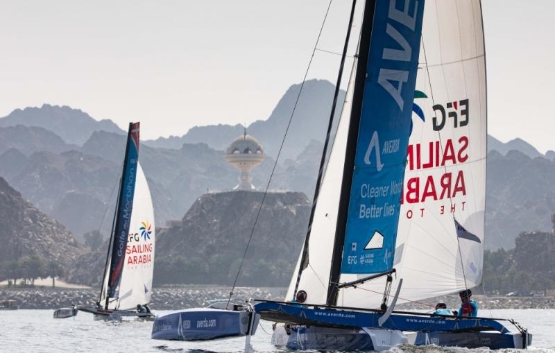 EFG Sailing Arabia The Tour on February 16th, in the city of Muscat, Oman photo copyright Lloyd Images taken at Oman Sail and featuring the Diam 24OD class