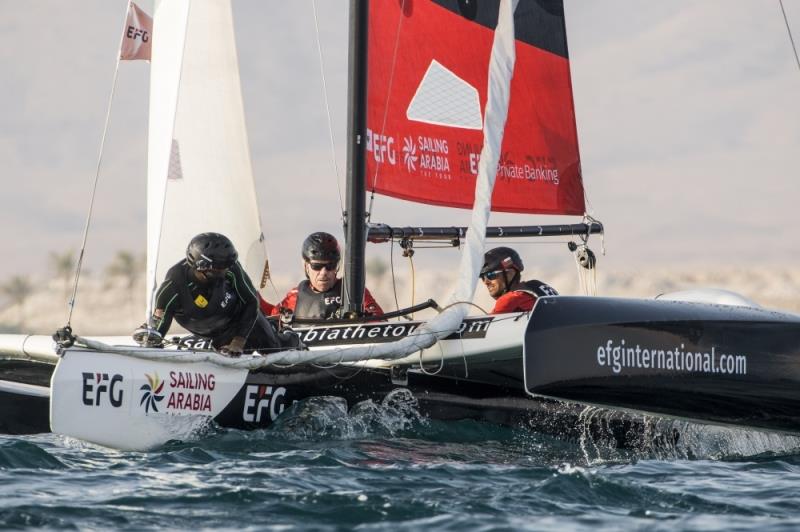 EFG Sailing Arabia The Tour 2019 photo copyright Vincent Curutchet / Lloyd Images / Oman Sail taken at Oman Sail and featuring the Diam 24OD class