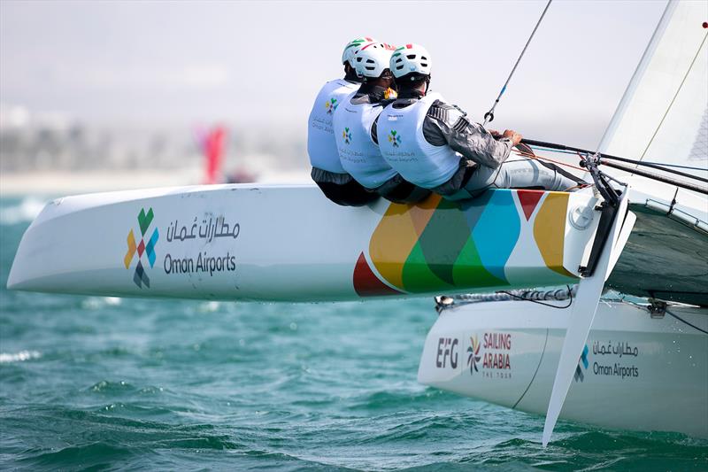 EFG Sailing Arabia The Tour - In-Port Race in Salalah, Oman photo copyright Oman Sail / Sander van der Borch taken at  and featuring the Diam 24OD class