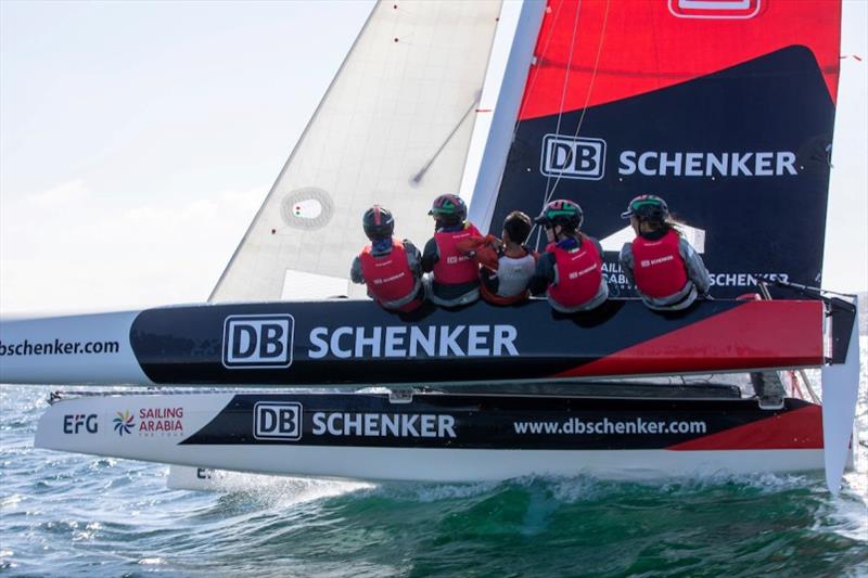 Team DB Schenker - 2020 EFG Sailing Arabia - The Tour photo copyright Sander van der Borch / Oman Sail taken at Oman Sail and featuring the Diam 24OD class