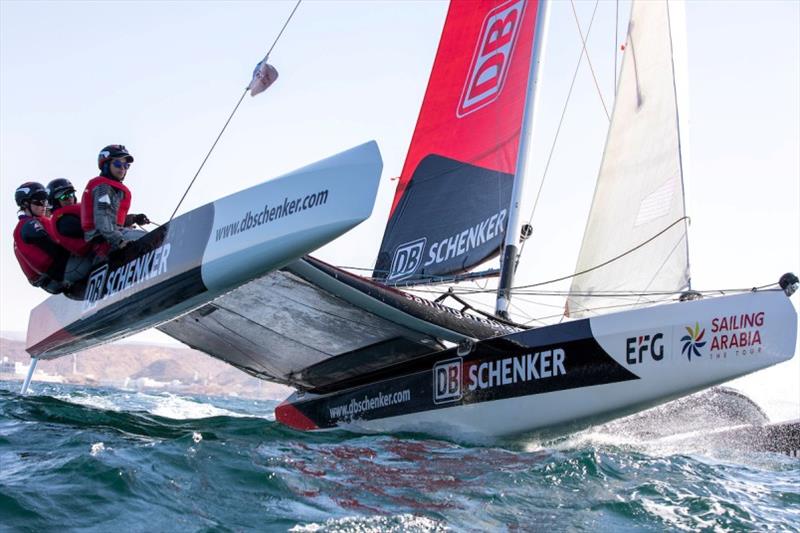 Team DB Schenker - 2020 EFG Sailing Arabia - The Tour photo copyright Sander van der Borch / Oman Sail taken at Oman Sail and featuring the Diam 24OD class