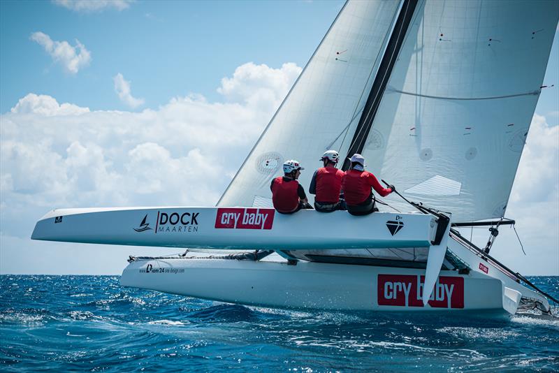 Pierre Atlier's Diam 24 CryBaby dominated their class, not only winning first overall, but also taking home the trophy for Best Multihull Performance for the entire Regatta - photo © Laurens Morel
