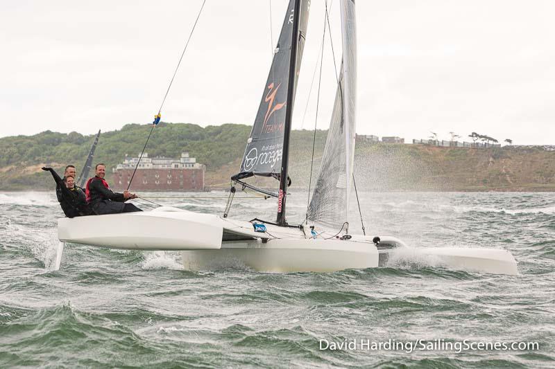 Raygun, GBR732, Diam 24, during the 2023 Round the Island Race photo copyright David Harding / www.sailingscenes.com taken at Island Sailing Club, Cowes and featuring the Diam 24OD class