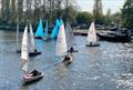 Sparkling weather before a Solo start in the Firkin Trophy team race between Minima and Twickenham © Nick Armfield