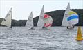 © John Sproat Stewart Mitchell (HCP1 winner) in close company with the Laser 4.7 of Stewart Biggar and the Flying Fifteens - Kippford RNLI Regatta Day at Solway YC © John Sproat